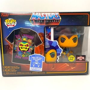 Evil-Lynn Masters of the Universe T-Shirt Funko POP! Bundle Sized Large